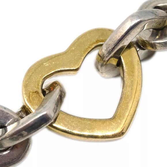 Tiffany & Co. Heart Link Bracelet SV925 18K 144238 - Picture 3 of 4